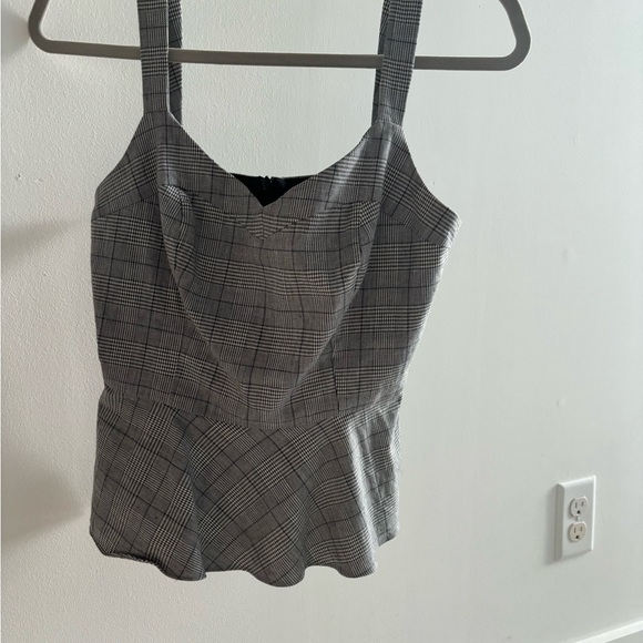 Waverly Grey Kelci Plaid Peplum Top - Picture 5 of 5